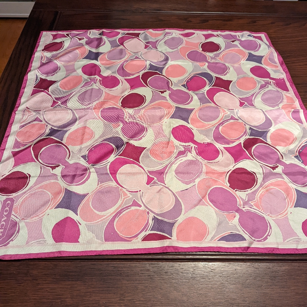 Coach Silk Scarf